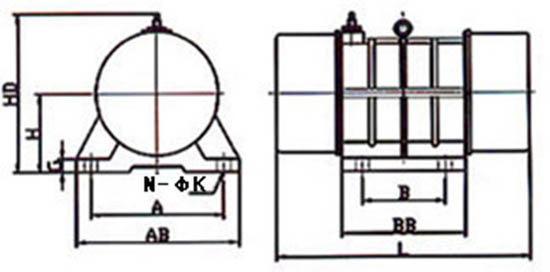 YZU振動(dòng)篩技術(shù)參數：振動(dòng)力kn：1-15額定功率kw：0.09-1.5