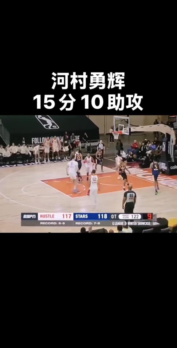 河村勇輝發(fā)展聯(lián)盟15分10助集錦 1米7真可以在NBA生存啊