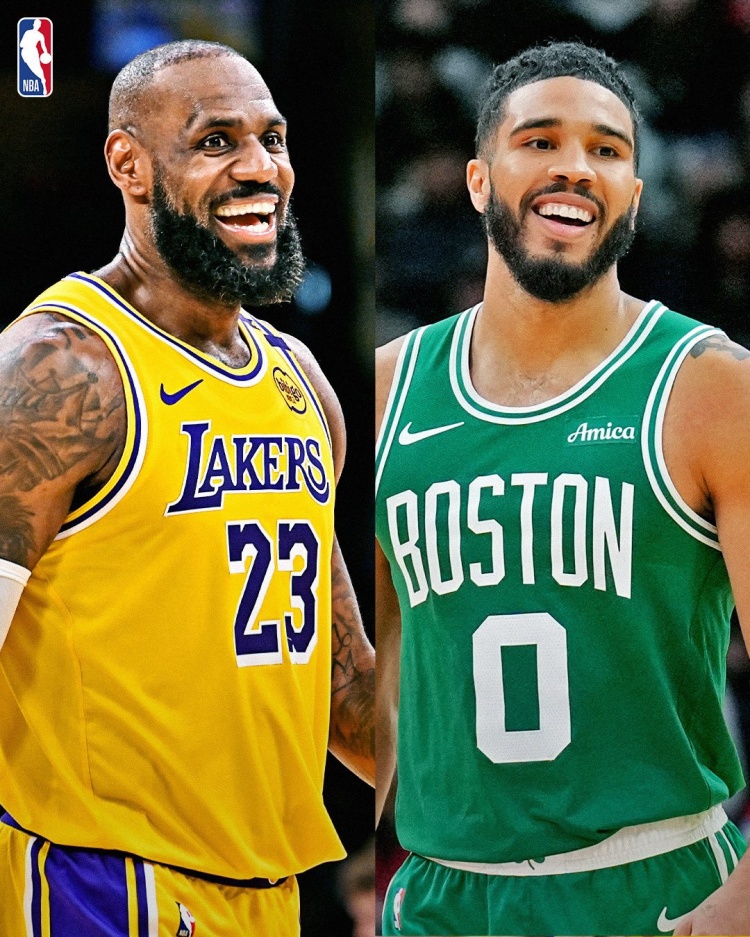 NBA官推預(yù)熱：僅有詹姆斯塔圖姆27歲前13000分4000板2000助